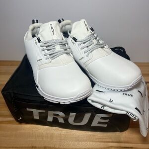 NEW Men’s 10.5 TRUE Linkswear White Golf Shoes